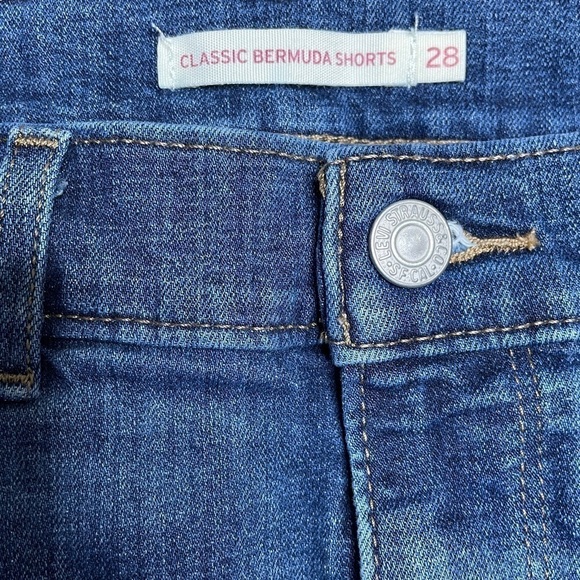 Levi's denim classic bermuda shorts 28 - Picture 3 of 5